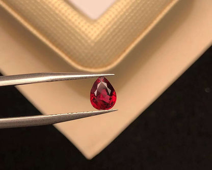 AIGS CERTIFIED 1.04 CT NATURAL RED RUBY LOOSE STONES