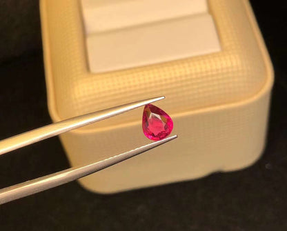 GRC CERTIFIED 1.00 CT NATURAL RED RUBY LOOSE STONES