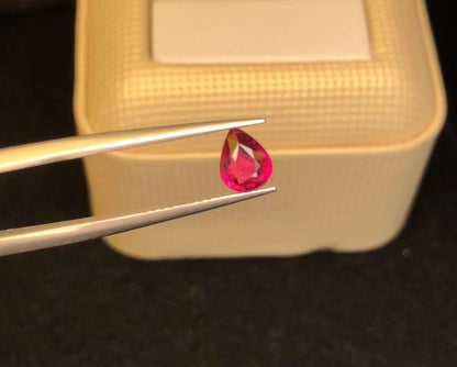 GRC CERTIFIED 1.00 CT NATURAL RED RUBY LOOSE STONES