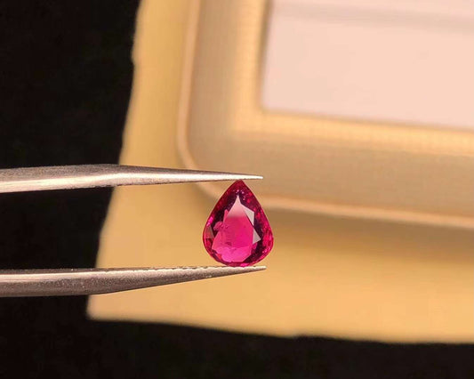 GRC CERTIFIED 1.02 CT NATURAL RED RUBY LOOSE STONES