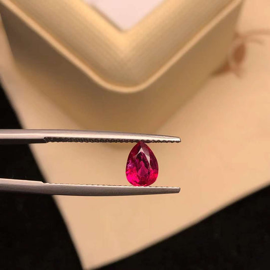 GRC CERTIFIED 1.00 CT NATURAL RED RUBY LOOSE STONES