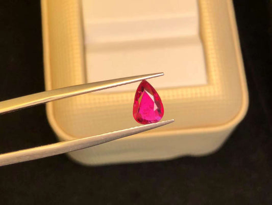 GRC CERTIFIED 1.01 CT NATURAL RED RUBY LOOSE STONES