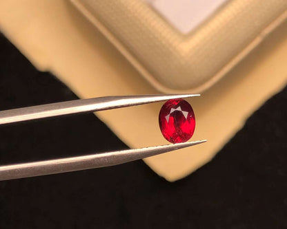 AIGS CERTIFIED 1.02 CT NATURAL RED RUBY LOOSE STONES