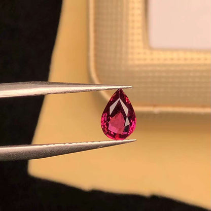 AIGS CERTIFIED 1.07 CT NATURAL RED RUBY LOOSE STONES