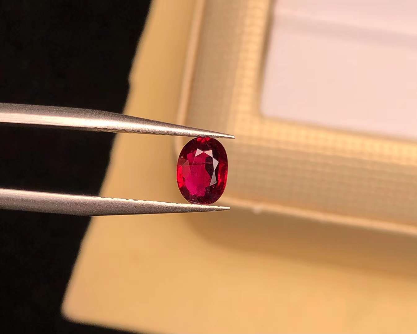 AIGS CERTIFIED 1.01 CT NATURAL RED RUBY LOOSE STONES