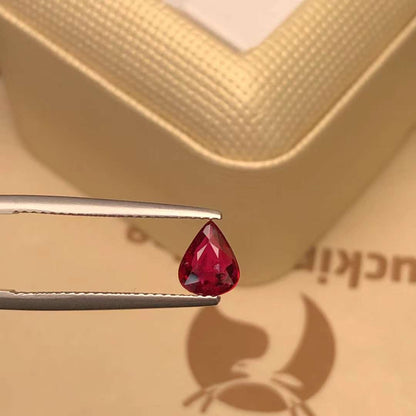 GRC CERTIFIED 1.01 CT NATURAL RED RUBY LOOSE STONES