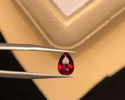 AIGS CERTIFIED 1.01 CT NATURAL RED RUBY LOOSE STONES