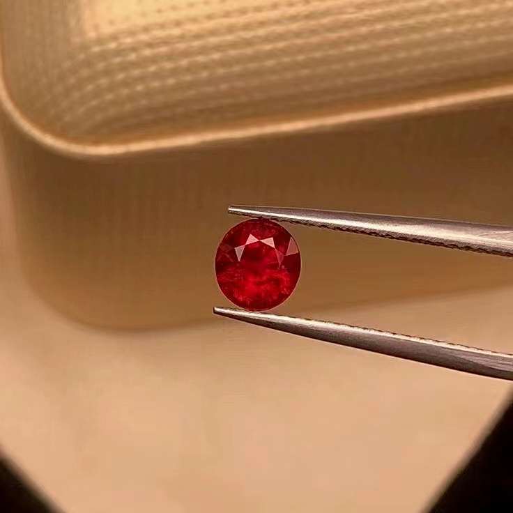 AIGS CERTIFIED 1.01 CT NATURAL RED RUBY LOOSE STONES