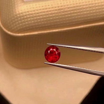 AIGS CERTIFIED 1.01 CT NATURAL RED RUBY LOOSE STONES