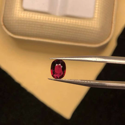 AIGS CERTIFIED 1.02 CT NATURAL RED RUBY LOOSE STONES