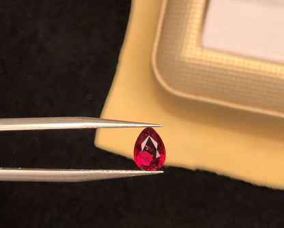 AIGS CERTIFIED 1.02 CT NATURAL RED RUBY LOOSE STONES