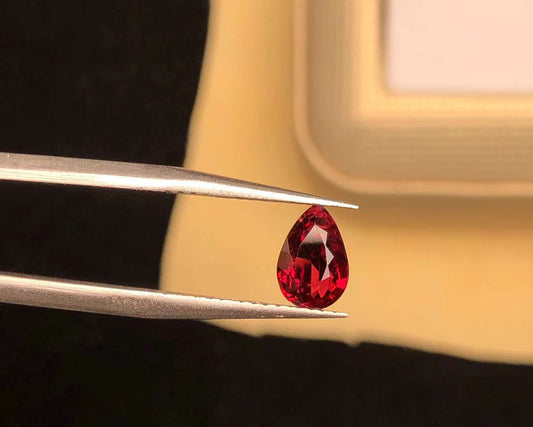 AIGS CERTIFIED 1.03 CT NATURAL RED RUBY LOOSE STONES