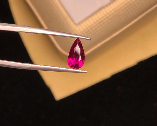 AIGS CERTIFIED 1.01 CT NATURAL RED RUBY LOOSE STONES