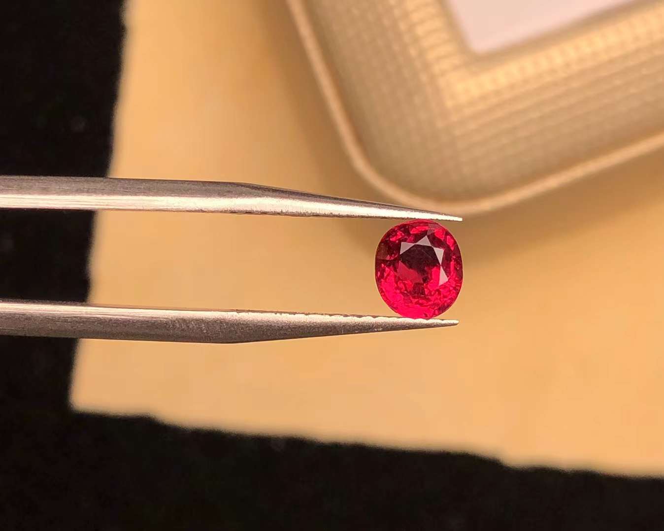 AIGS CERTIFIED 1.02 CT NATURAL RED RUBY LOOSE STONES