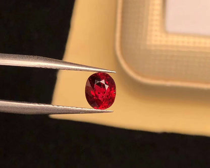 AIGS CERTIFIED 1.03 CT NATURAL RED RUBY LOOSE STONES