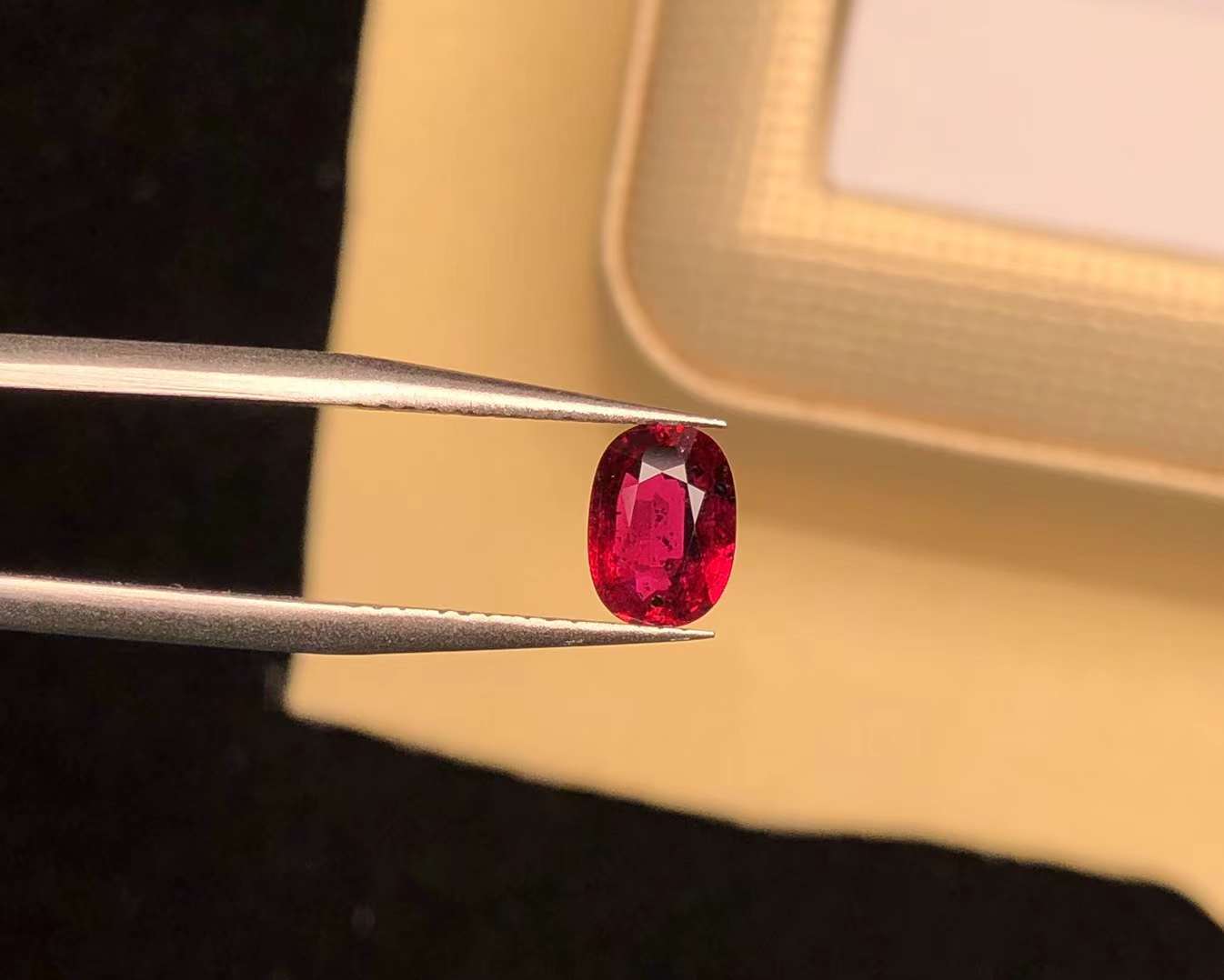 AIGS CERTIFIED 1.03 CT NATURAL RED RUBY LOOSE STONES