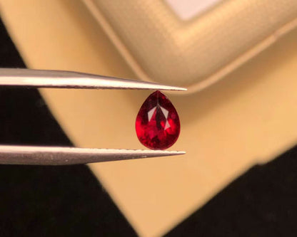 AIGS CERTIFIED 1.00 CT NATURAL RED RUBY LOOSE STONES