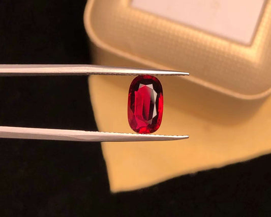 AIGS CERTIFIED 2.03 CT NATURAL RED RUBY LOOSE STONES