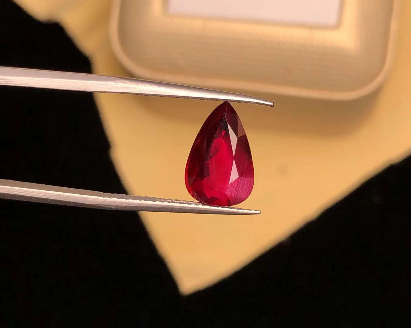 AIGS CERTIFIED 4.10 CT NATURAL RED RUBY LOOSE STONES