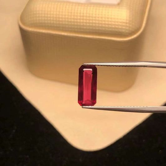 AIGS CERTIFIED 3.02 CT NATURAL RED RUBY LOOSE STONES