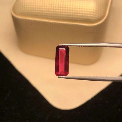 AIGS CERTIFIED 3.02 CT NATURAL RED RUBY LOOSE STONES