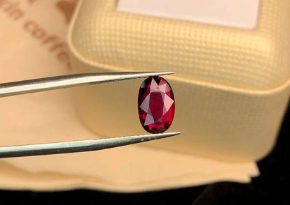 AIGS CERTIFIED 2.01 CT NATURAL RED RUBY LOOSE STONES