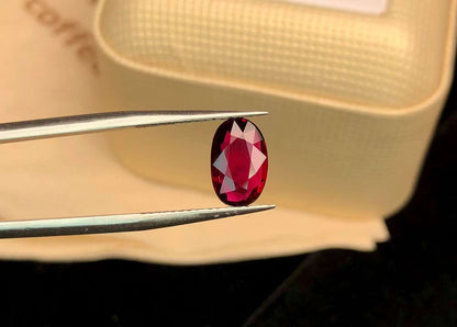 AIGS CERTIFIED 2.01 CT NATURAL RED RUBY LOOSE STONES