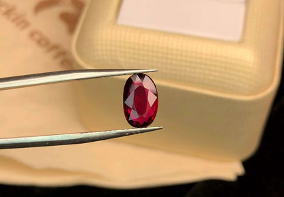 AIGS CERTIFIED 2.01 CT NATURAL RED RUBY LOOSE STONES