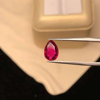 AIGS CERTIFIED 2.02 CT NATURAL RED RUBY LOOSE STONES