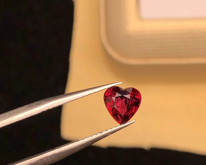 AIGS CERTIFIED 1.03 CT NATURAL RED RUBY LOOSE STONES