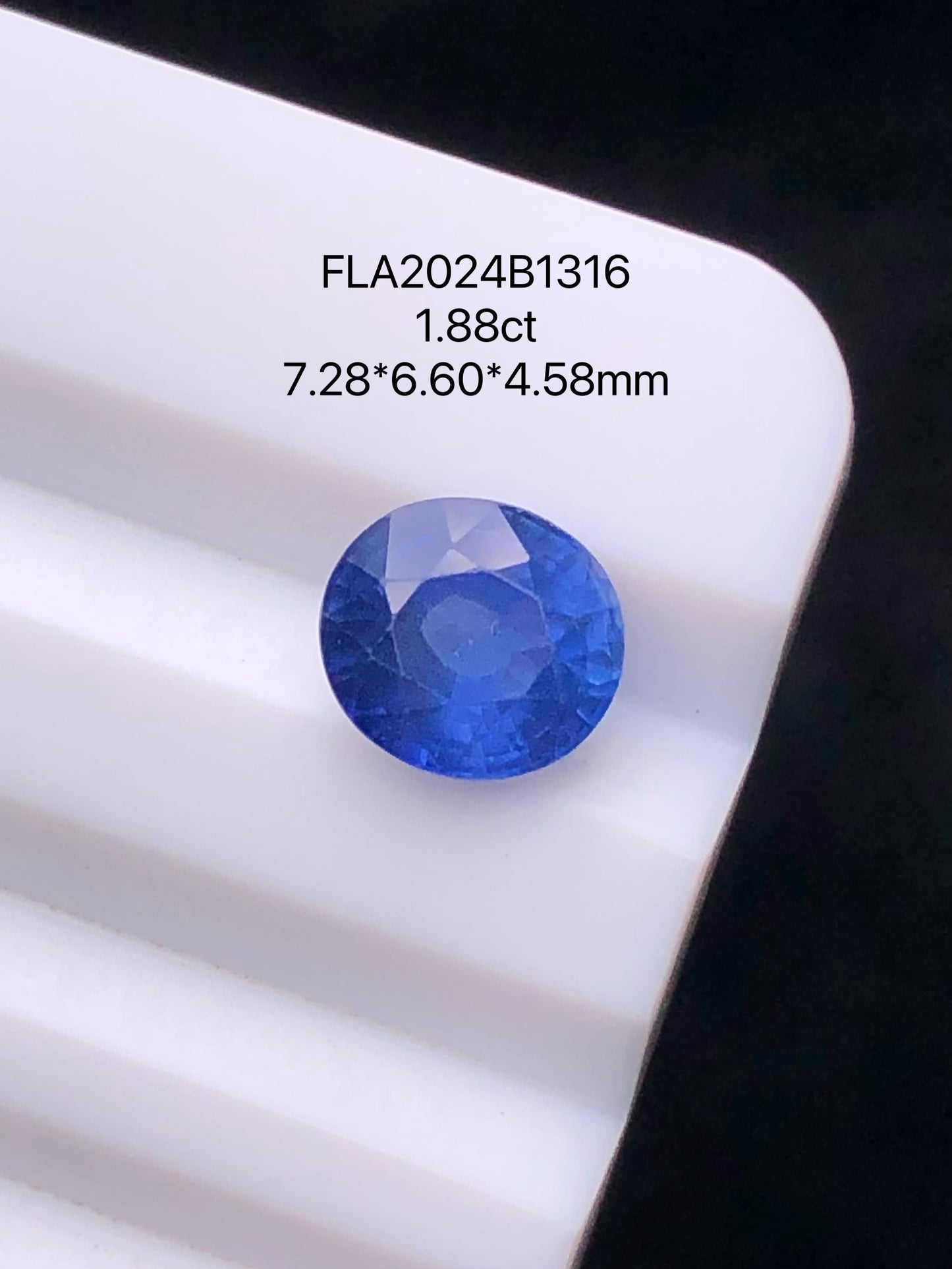 SRILANKA 1.88 CT NATURAL HEATED CORNFLOWER BLUE SAPPHIRE LOOSE STONE