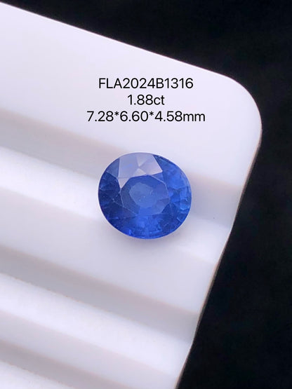 SRILANKA 1.88 CT NATURAL HEATED CORNFLOWER BLUE SAPPHIRE LOOSE STONE