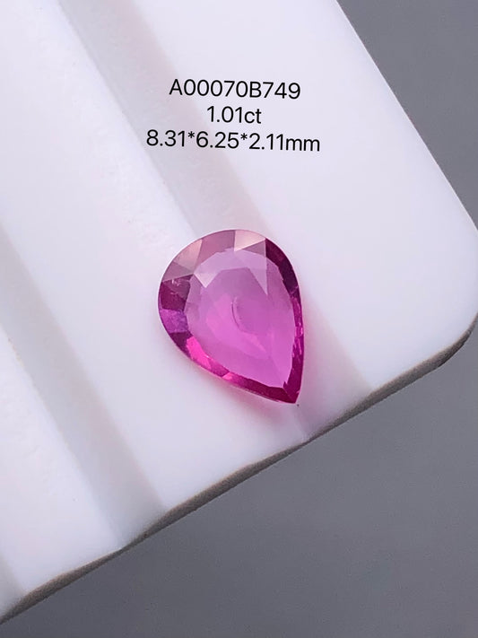 SRILANKA 1.01 CT PINK NATURAL UNHEATED SAPPHIRE LOOSE STONE