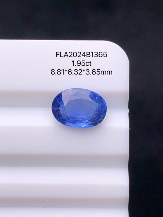 SRILANKA 1.95 CT NATURAL HEATED CORNFLOWER BLUE SAPPHIRE LOOSE STONE