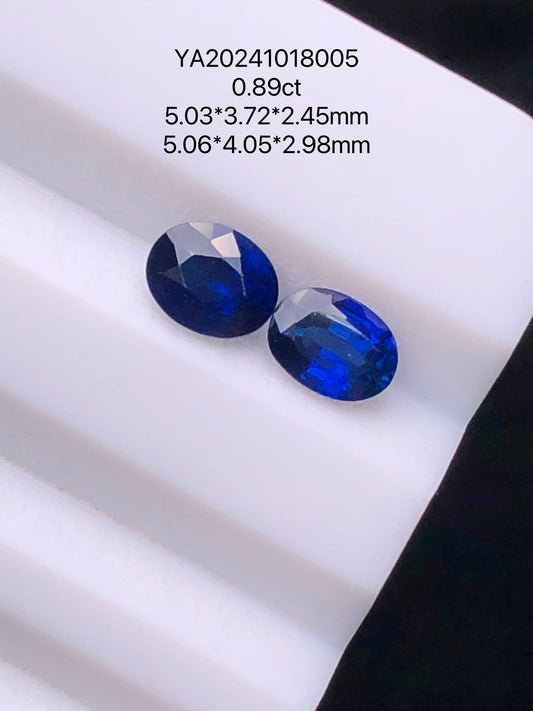 SRILANKA 0.89 CT ROYAL BLUE NATURAL HEATED SAPPHIRE LOOSE STONE