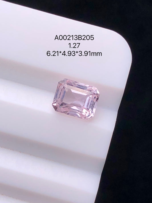 SRILANKA 1.27 CT LIGHT PINK NATURAL UNHEATED SAPPHIRE LOOSE STONE