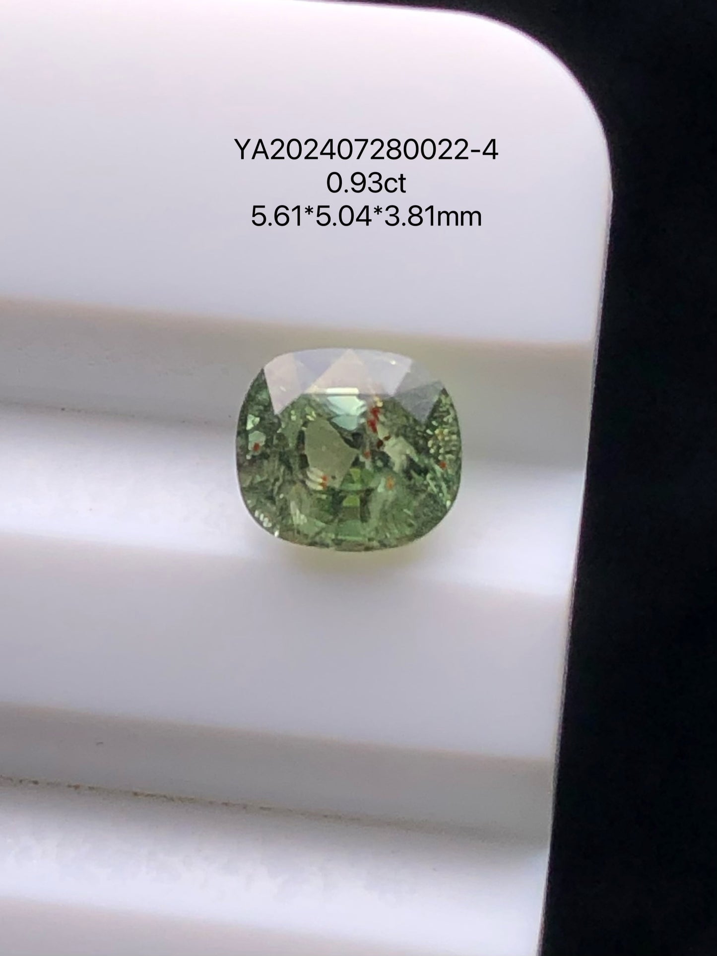 SRILANKA 0.93 CT GREEN NATURAL UNHEATED SAPPHIRE LOOSE STONE