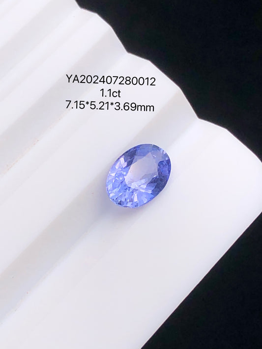 SRILANKA 1.10 CT NATURAL HEATED CORNFLOWER BLUE SAPPHIRE LOOSE STONE