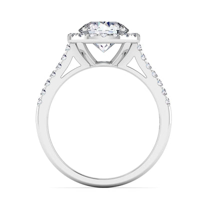 Celestial Halo Engagement Ring