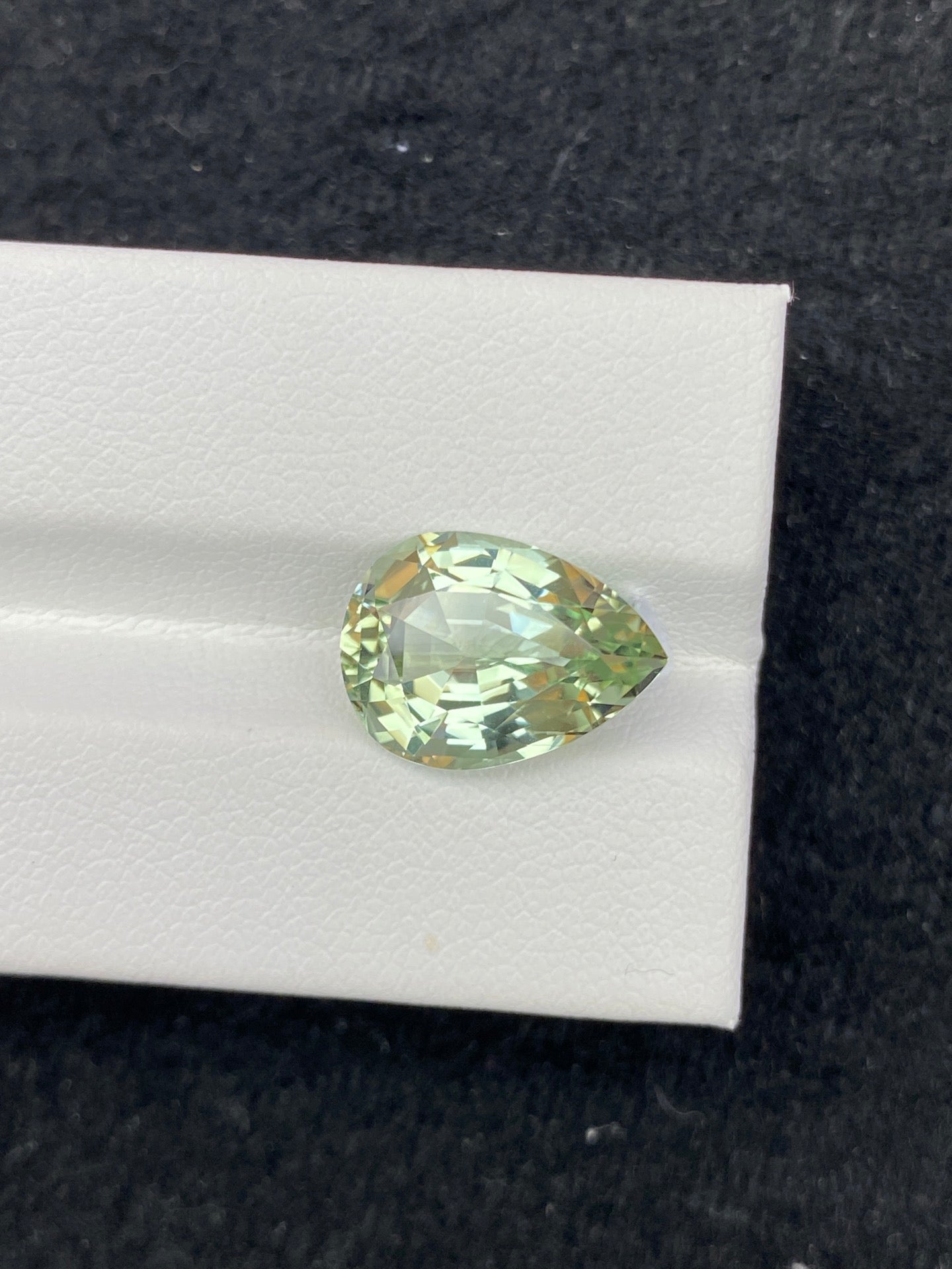 5.06CT NATURAL CONGO YELLOW GREEN TOURMALINE STONE