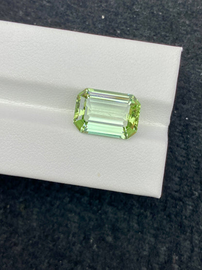 5.625CT NATURAL AFGHANISTAN YELLOWISH GREEN TOURMALINE STONE