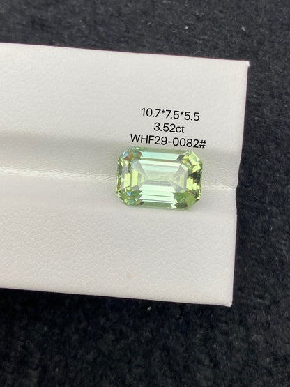 3.52CT NATURAL CONGO YELLOW GREEN TOURMALINE STONE