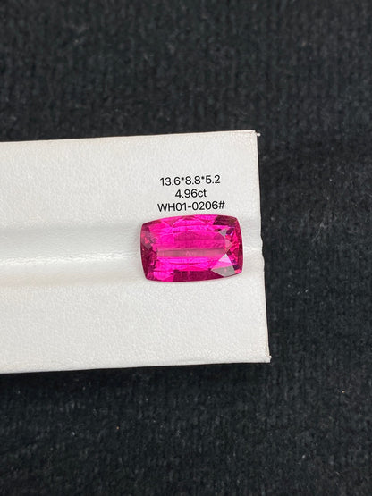 4.96CT NATURAL BRAZIL RUBELLITE TOURMALINE STONE