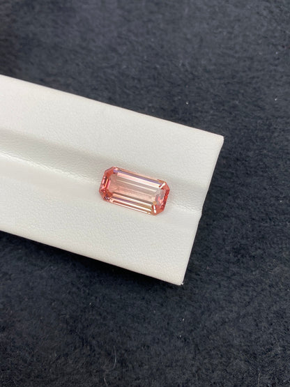 4.25CT NATURAL CONGO ORANGE RED TOURMALINE STONE