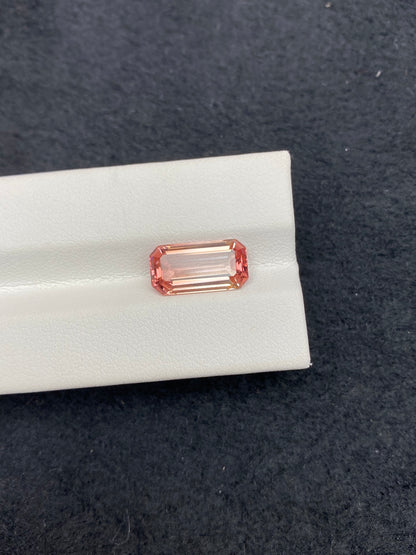 4.25CT NATURAL CONGO ORANGE RED TOURMALINE STONE