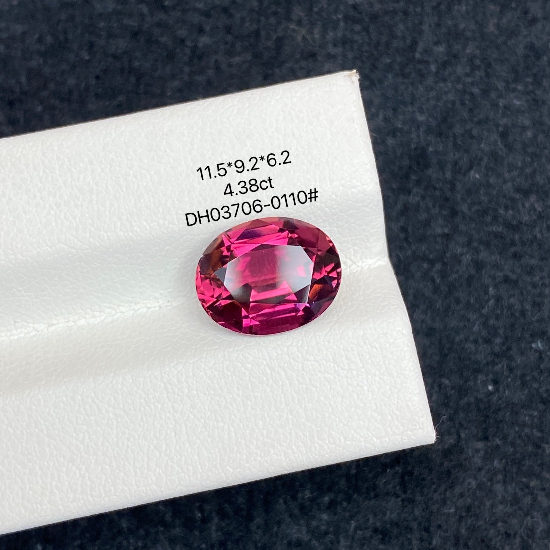 4.38CT NATURAL BRAZIL RED TOURMALINE STONE