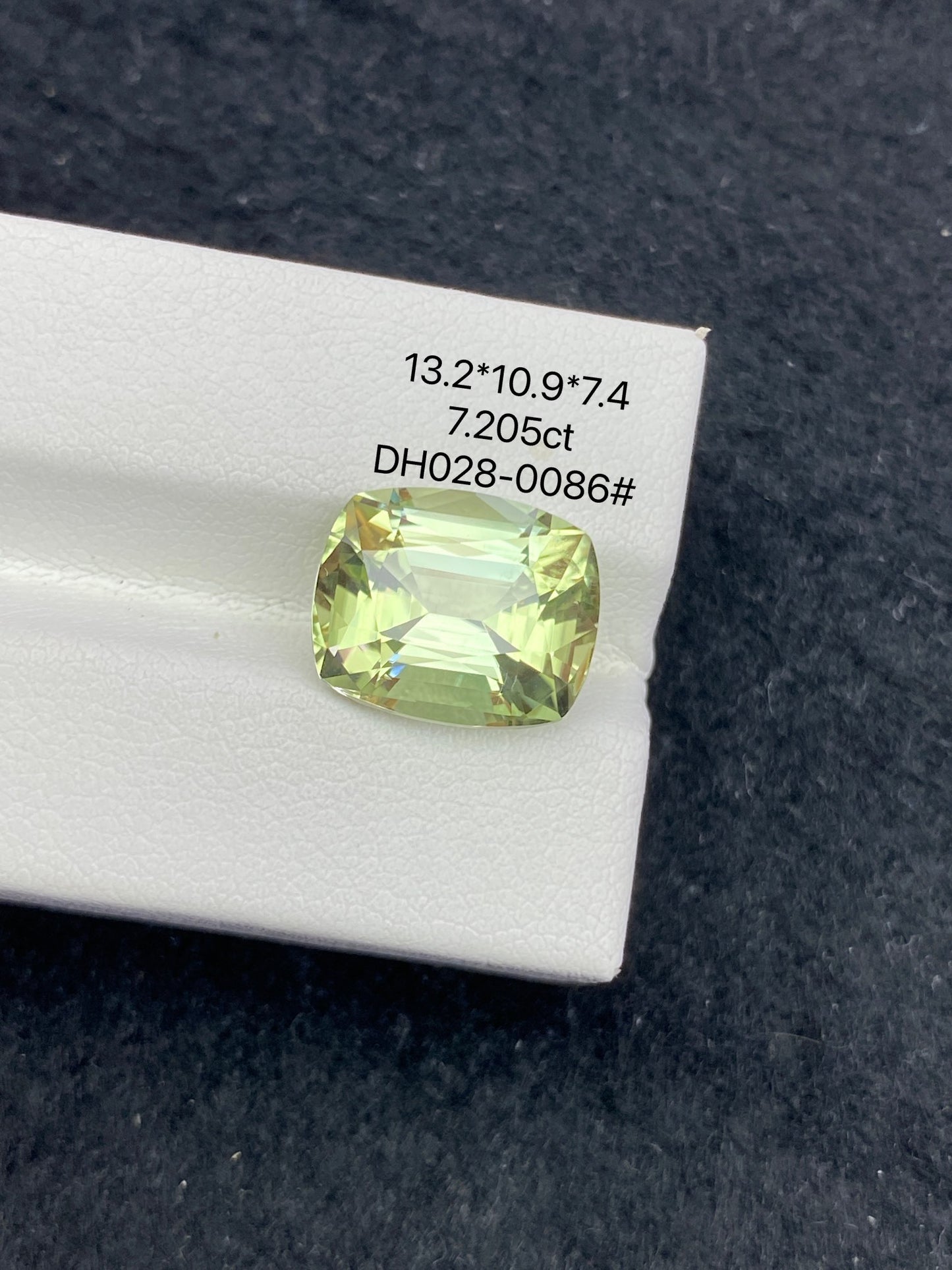 7.205CT NATURAL CONGO GREENISH YELLOW TOURMALINE STONE