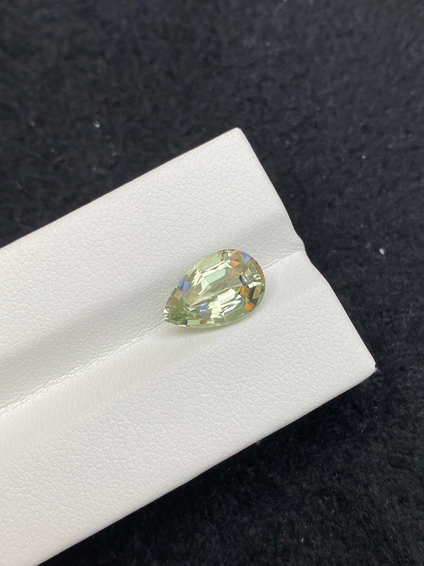 2.89CT NATURAL CONGO YELLOW GREEN TOURMALINE STONE