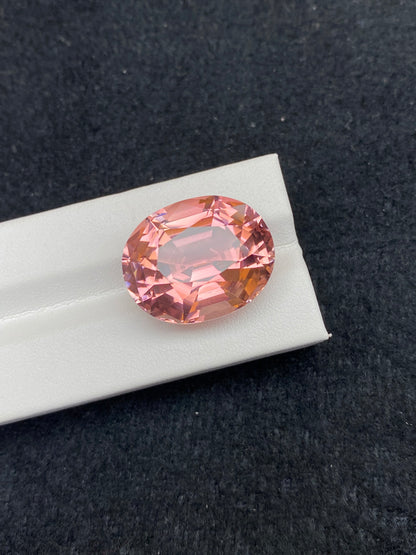 34.13CT NATURAL CONGO PEACH PINK TOURMALINE STONE