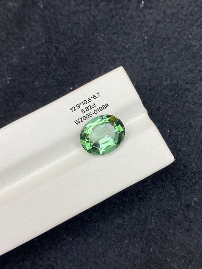 5.82CT NATURAL CONGO GREEN TOURMALINE STONE